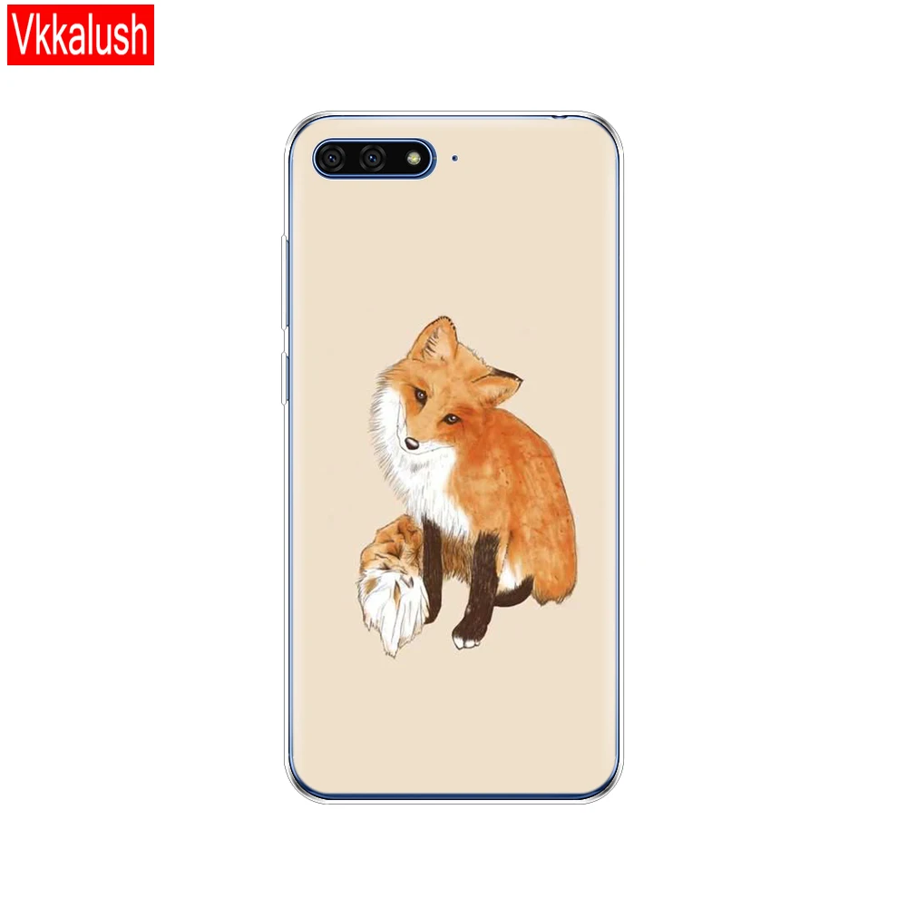 Силиконовый чехол для huawei Y6 чехол 5,7 дюйма Atu-L21 чехол для huawei Y6 Prime задняя крышка Защитный Мягкий ТПУ - Цвет: 80047