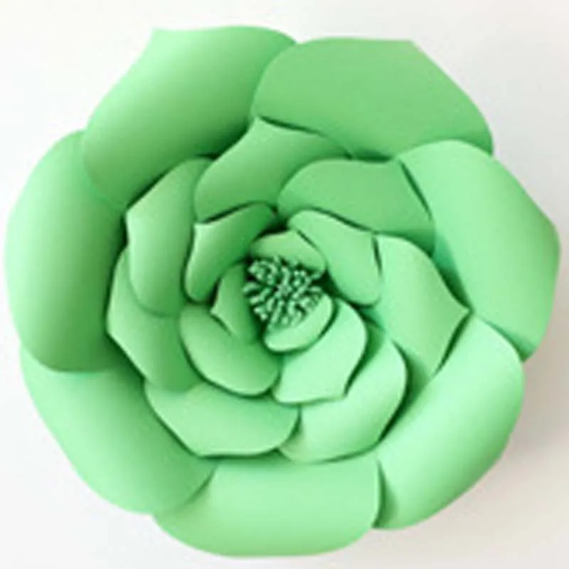 40CM sharp corners 40 см голова DIY бумажные цветы для украшения свадебной вечеринки, гигантская картонная бумага цветочный фон, искусственная большая Роза Настенный декор - Цвет: 40CM sharp corners