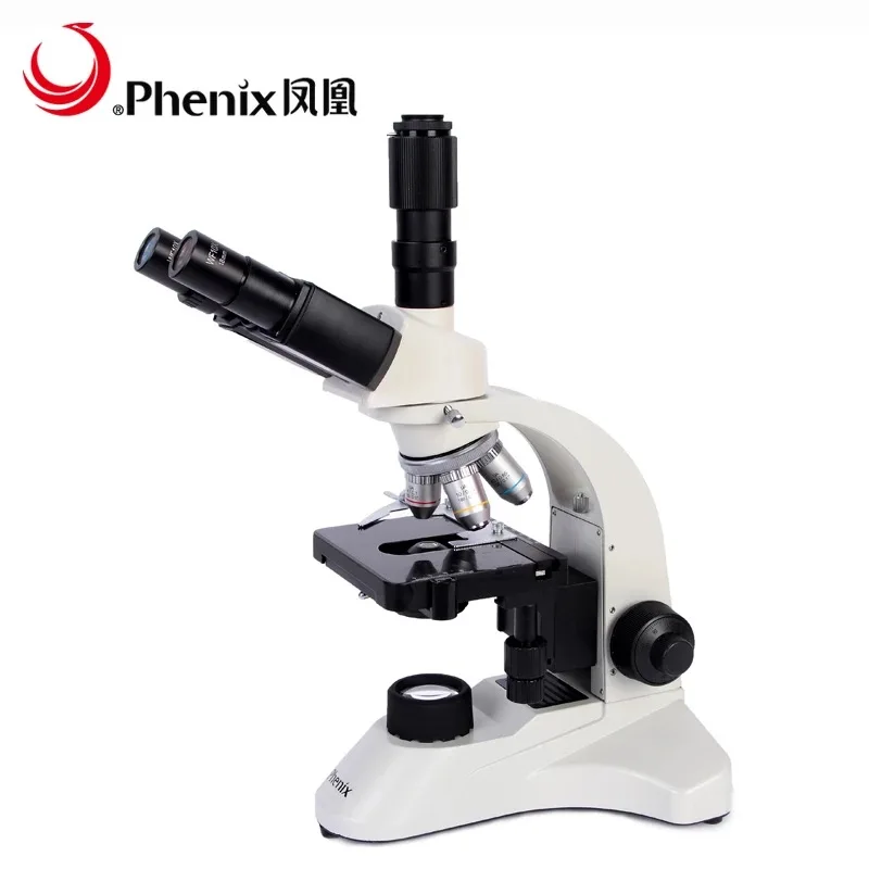 Phenix PH50-3A43L-A USB Биологический микроскоп 5MP цифровая камера 40X-1600X бинокулярный