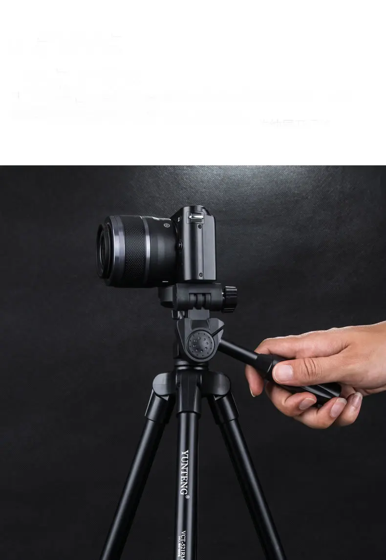 Профессиональный штатив YUNTENG 521 Гибкий для цифровой зеркальной камеры Nikon Canon Sony