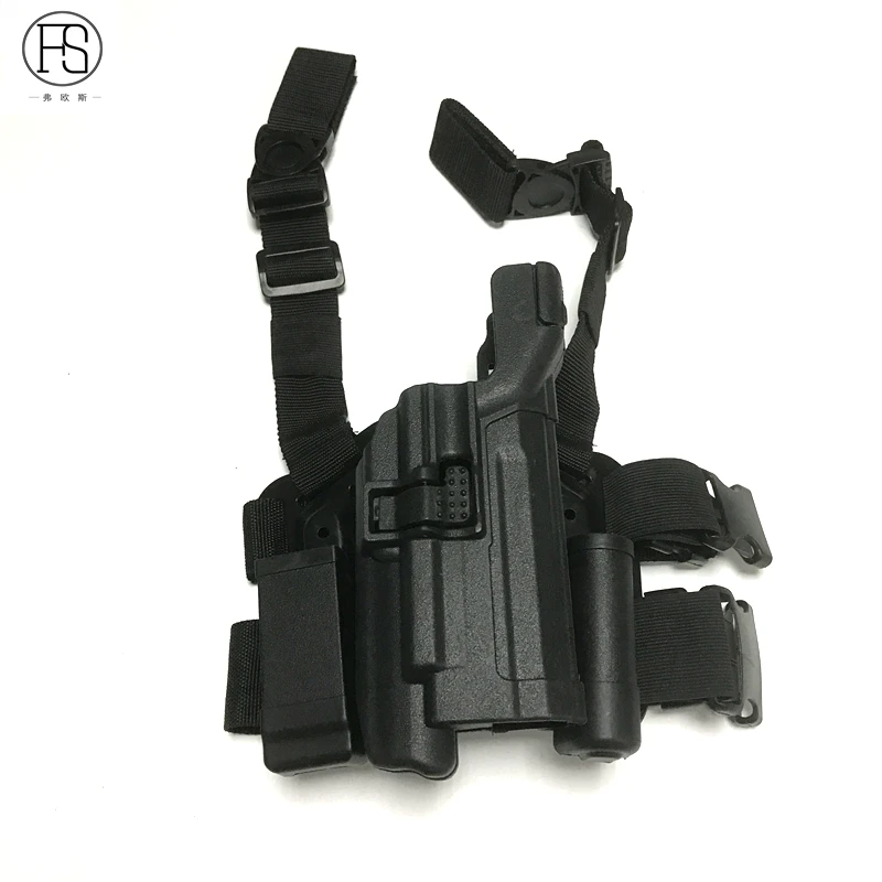 FS LV3 HK USP Тактический Компактный страйкбольный пистолет с футляром черного цвета