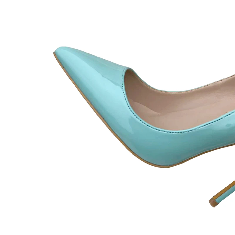 Классические женские модельные туфли на тонком высоком каблуке 8/10/12 см лодочки