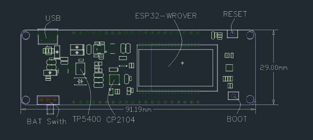 Лилиго®TTGO T-Energy ESP32 модуль PSRAM 8 Мб WiFi и Bluetooth макетная плата батареи 18650