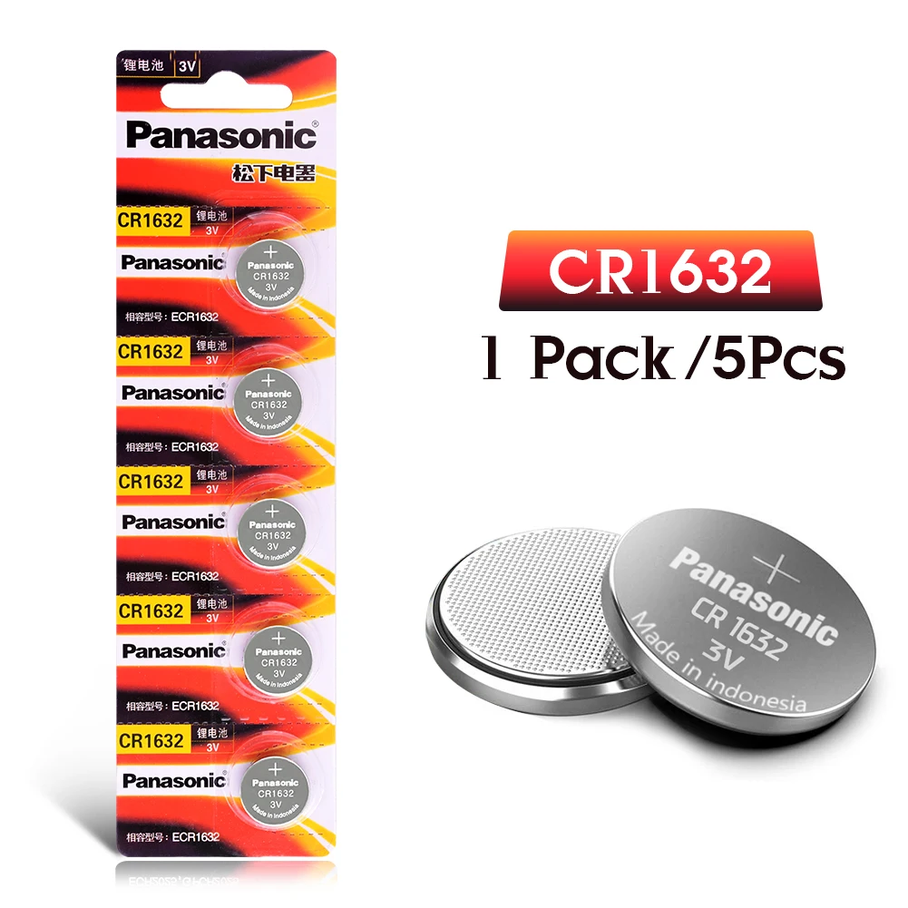 5 шт./лот PANASONIC CR1632 1632 DL1632 3 в литиевые батареи ячейка Кнопка монета батарея калькулятор игрушка медицинское устройство батареи