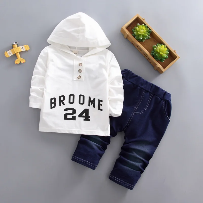 Детский спортивный костюм для мальчиков Модный милый комплект одежды с героями