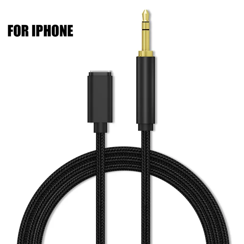 Аудио адаптер для наушников lightning-3,5 мм IOS 12,3 для iPhone X 8 7 Plus XS Max, автомобильный Aux разъем, наушники, колонки, музыкальный кабель