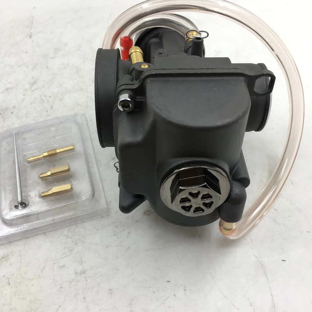 Карбюратор SherryBerg PWK28 28 мм черный гоночная круглая головка для Keihin Carb 28PWK Honda yamaha ktm