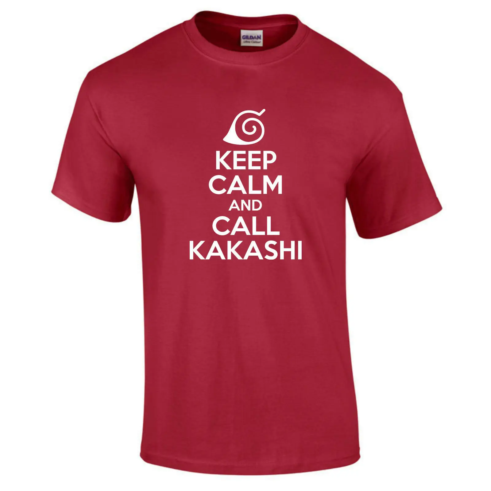 Keep Calm And Call статуэтка в стиле аниме футболка вдохновленная Наруто Косплей унисекс