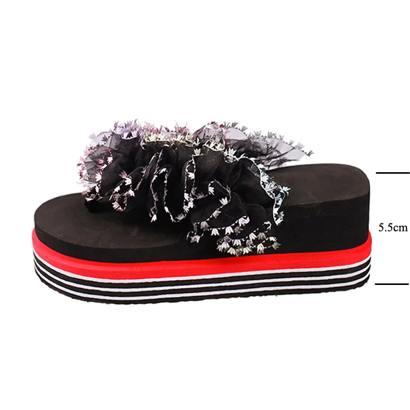 

Platform Slippers Shoes for Women Shoes Woman Flip Flops Slippers Slip on Beach Shoes Wedges High Heels Casual Shoes Grapara