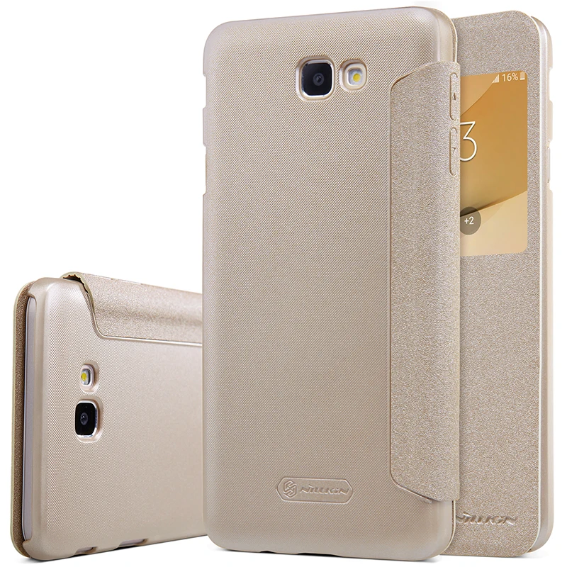 Кожаный чехол Nillkin для Samsung galaxy j5 prime On5 2016 блестящий prime/on5 | Мобильные телефоны и