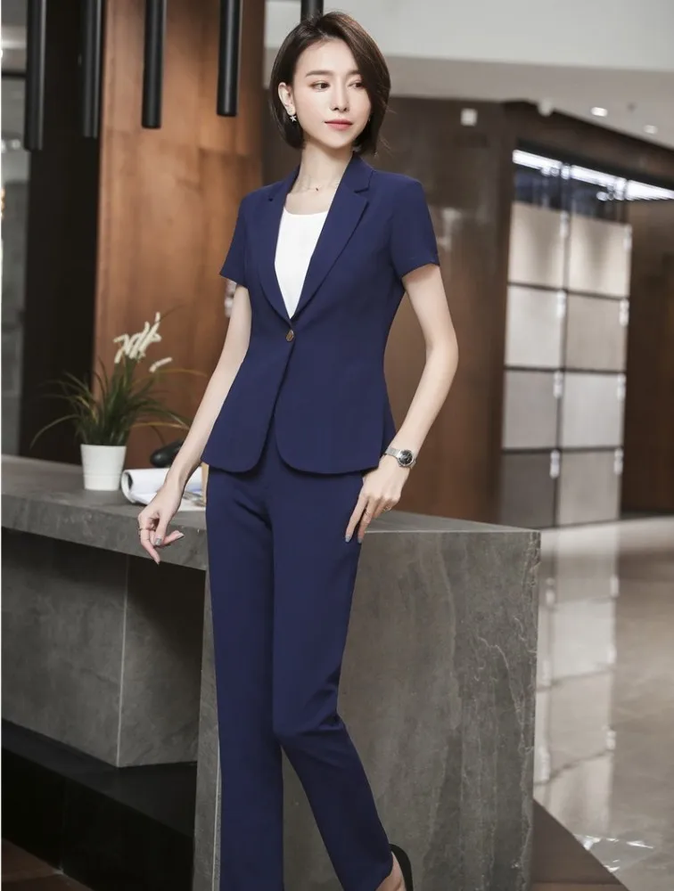 Формальные женские блейзеры Униформа дизайнерские брючные костюмы со штанами и