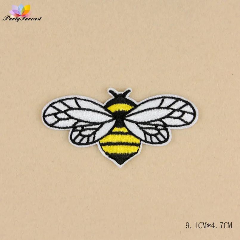Радуга Патч Шар Пчелы Вышивка Патчи Одежда Аксессуары Полосы Наклейки Пришить