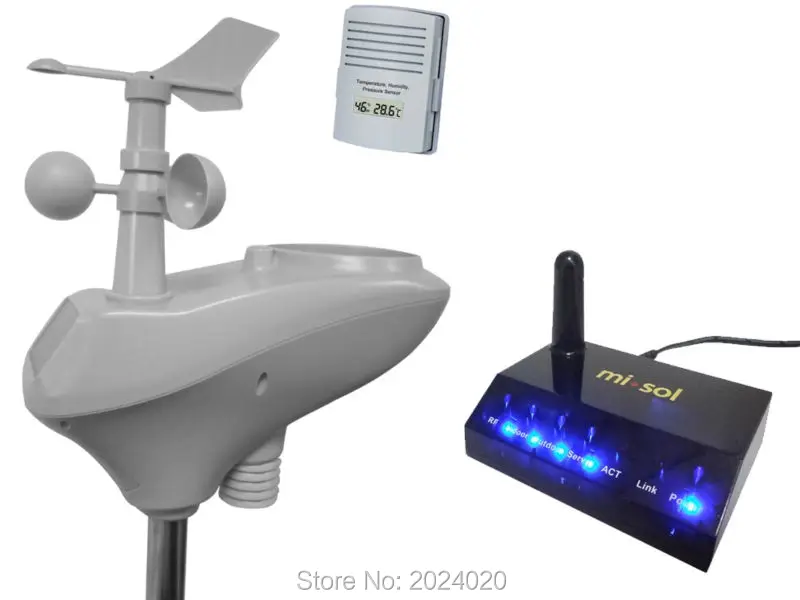 MISOL / IP Observator Беспроводная метеостанция с питанием от солнечной батареи и
