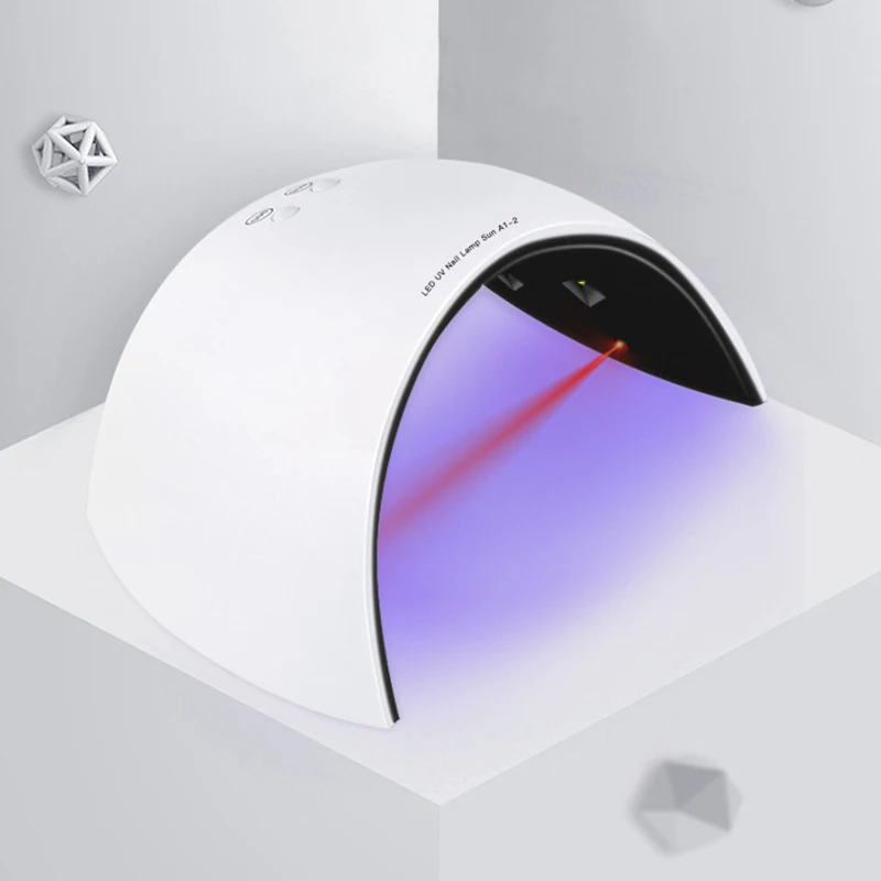 Nail Lamp Led USB Dryer Shell Phototherapy Machine 27W Intelligent Induction Nails Polish Glue Baking | Красота и здоровье