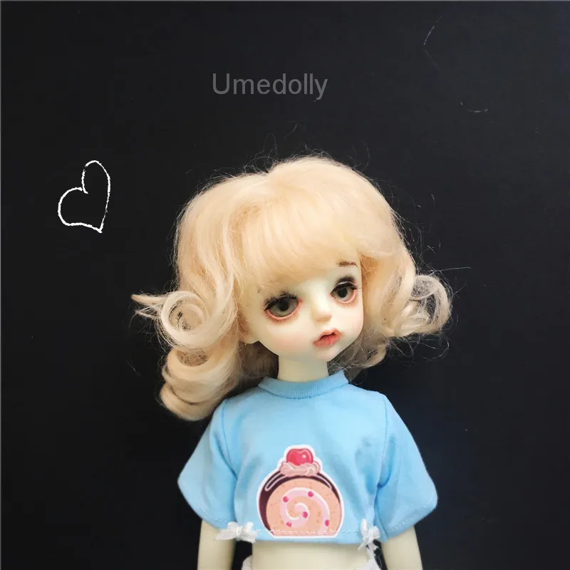 1 шт. Милая футболка для Blyth, Pullip, Azone, 1/6 BJD, 1/8 BJD Одежда для кукол аксессуары