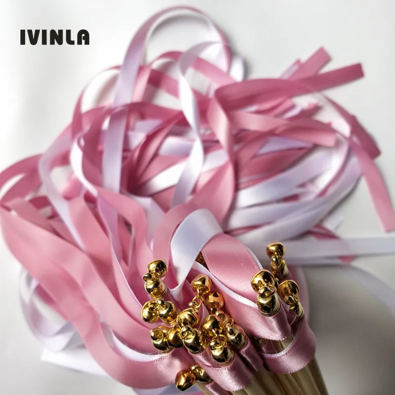 

50pcs/lot violet wedding wands Twirling Streamers wedding ribbon stick for wedding decoration
