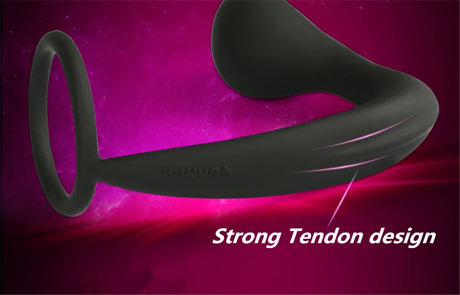 Мужской массажер простаты кольцо на член Анальная пробка силиконовая задержка