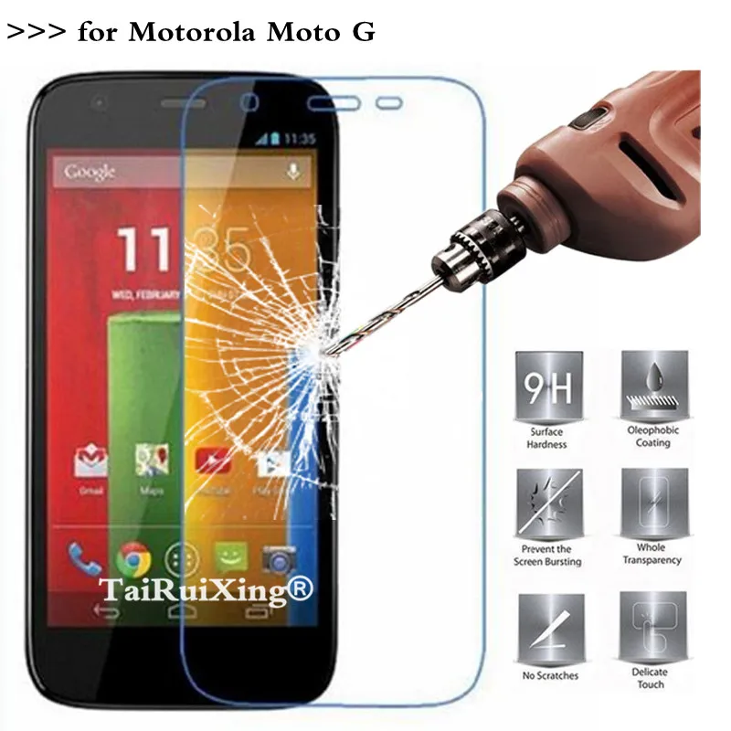 9H 2.5D 0 26 мм Закаленное стекло протектор экрана для Motorola Moto G Защитная пленка XT1028
