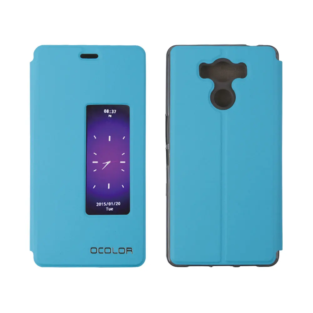 Ocolor для Elephone P9000 P9000E P9000D флип чехол Защита окна с силиконовым кожаным чехлом