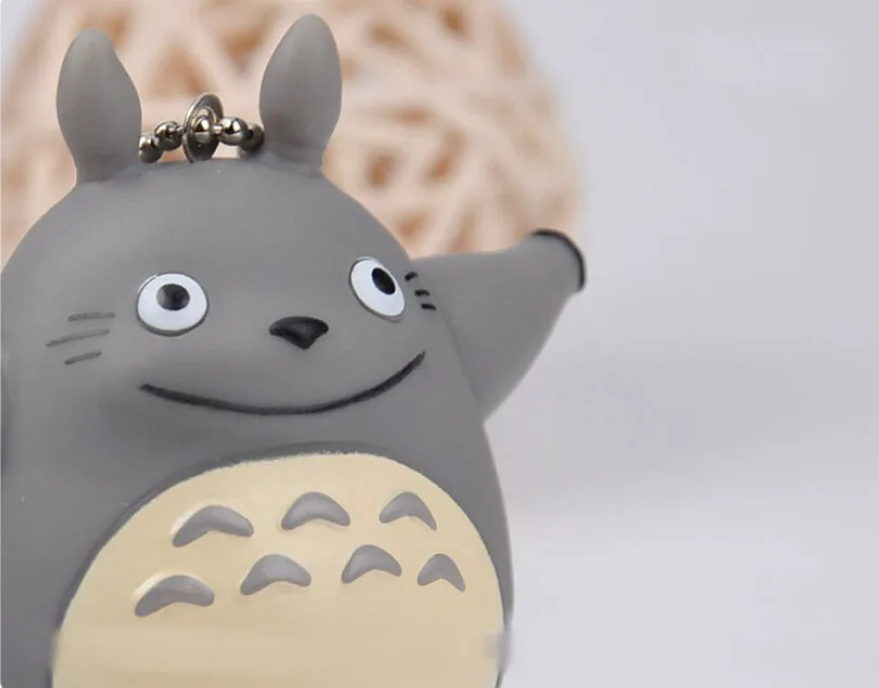 1X пластиковая кукла Kawaii Мой сосед Тоторо 5 см ок. Ключ для кукла-Подвеска Игрушка