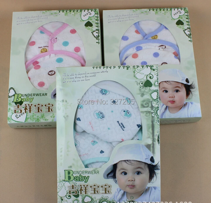 Новорожденный одежда комплект шляпа + рубашка 2 брюки рыгающие с комикс dot хлопок