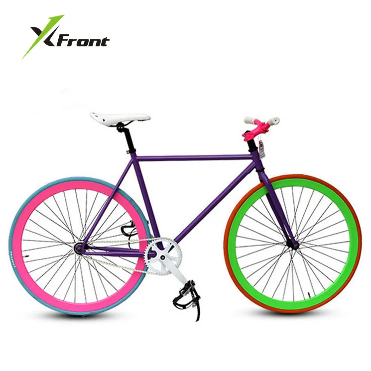 Оригинальный X Front бренд Fixie Велосипедный Спорт fixed gear велосипед 46 см 52 DIY