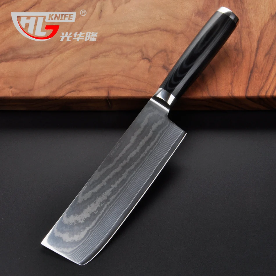 Профессиональный шеф нож из дамасской стали GHL VG10 6 5 дюйма|damascus kitchen knife|knife 7kitchen knife