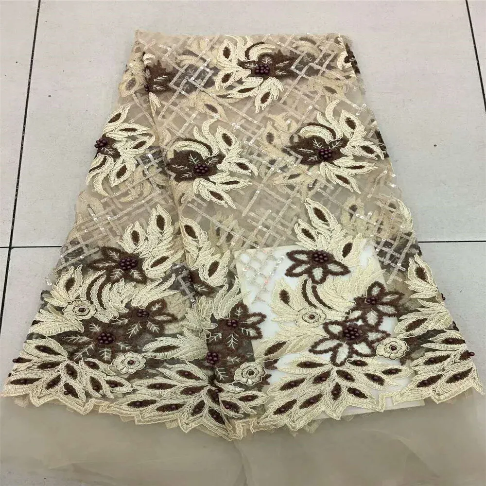 Французский кружевной ткани высокого класса африканских шнурки ткань двойной