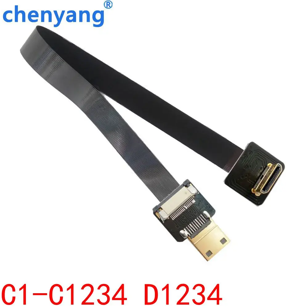 C1 C1234 D1234 FPC плоский HDMI совместимый кабель с шагом 20pin для HDTV FPV мультикоптера