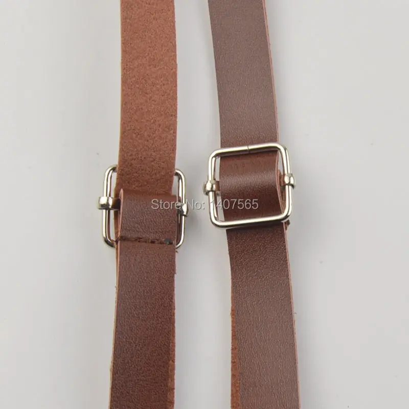 Подтяжки из искусственной кожи для мужчин и женщин коричневый черный цвет ширина