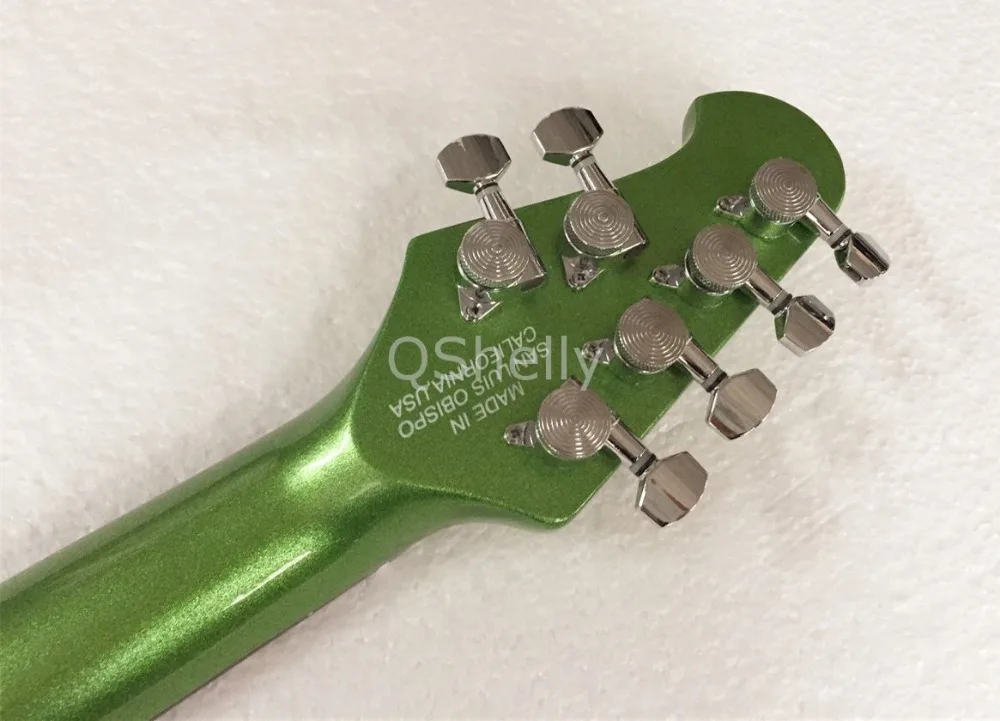 QShelly кастомизированные тюнер с зеленым блеском и металлическим для