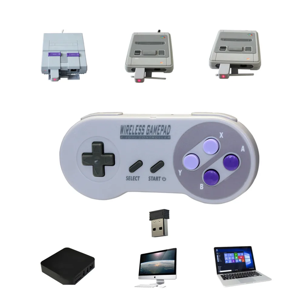 2 4 ГГц беспроводной Bluetooth контроллер геймпад джойстик para celular для Nintendo SNES /NES