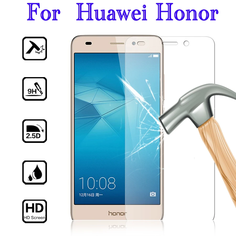 Закаленное стекло для honor 5a huawei 5x 5c защитное защита экрана защитная пленка 2.5d