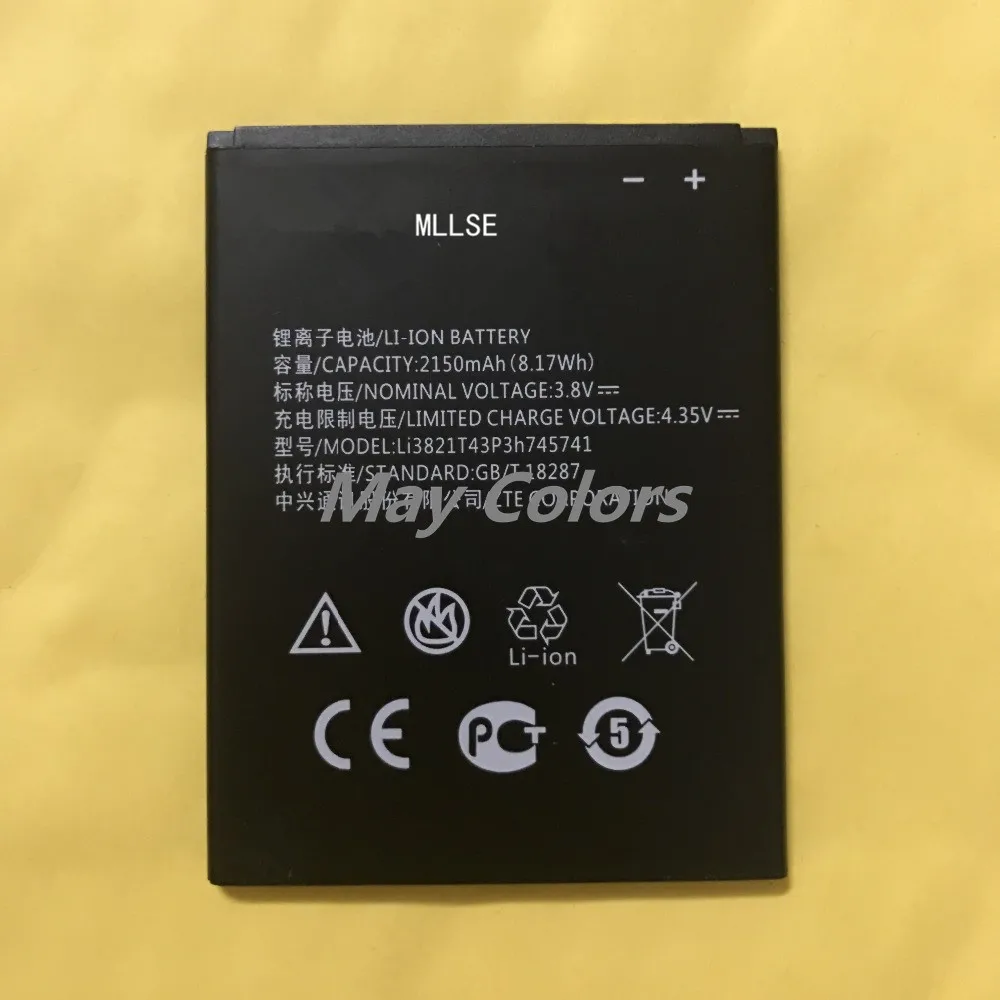 Аккумулятор MLLSE 3 8 В 2150 мАч Li3821T43P3h745741 для ZTE Blade L5 Plus|battery for zte|battery for3.8v battery |