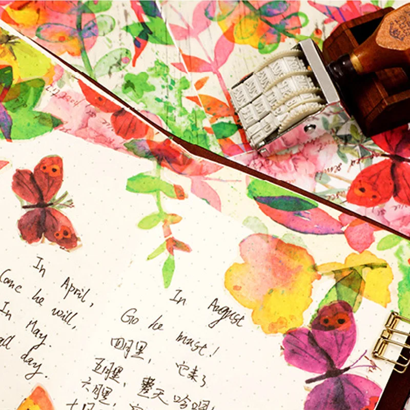 8 листов/сумка винтажный газетный постер украшение бумажная наклейка для