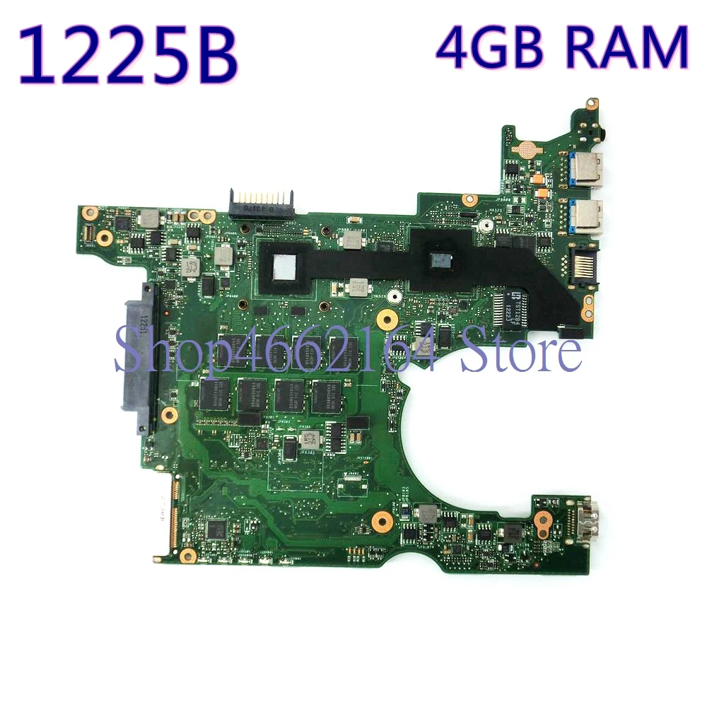 1225B материнская плата для ноутбука 4 ГБ ОЗУ REV2.0 для ASUS EEE PC 1225B материнская плата для ноутбука протестированная Рабочая полностью протестированная