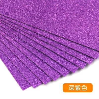 Purple 2 мм 50*50 см PE пены EVA Бумага ручной работы листов губка предметы для скрапбукинга для цветов фон DIY карты работа подарок декор 5 шт - Цвет: Purple