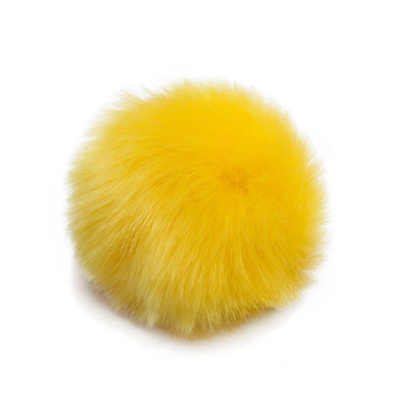 8 см Искусственный мех кролика лисы помпон шар для автомобиля брелок ключей