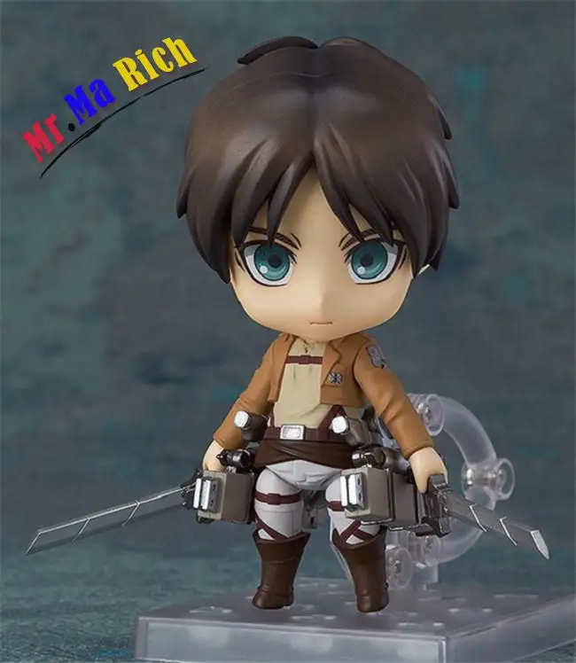 Аниме атака на фигурка Титан Nendoroid милый Эран Jaeger Акерман ПВХ Коллекция Модель