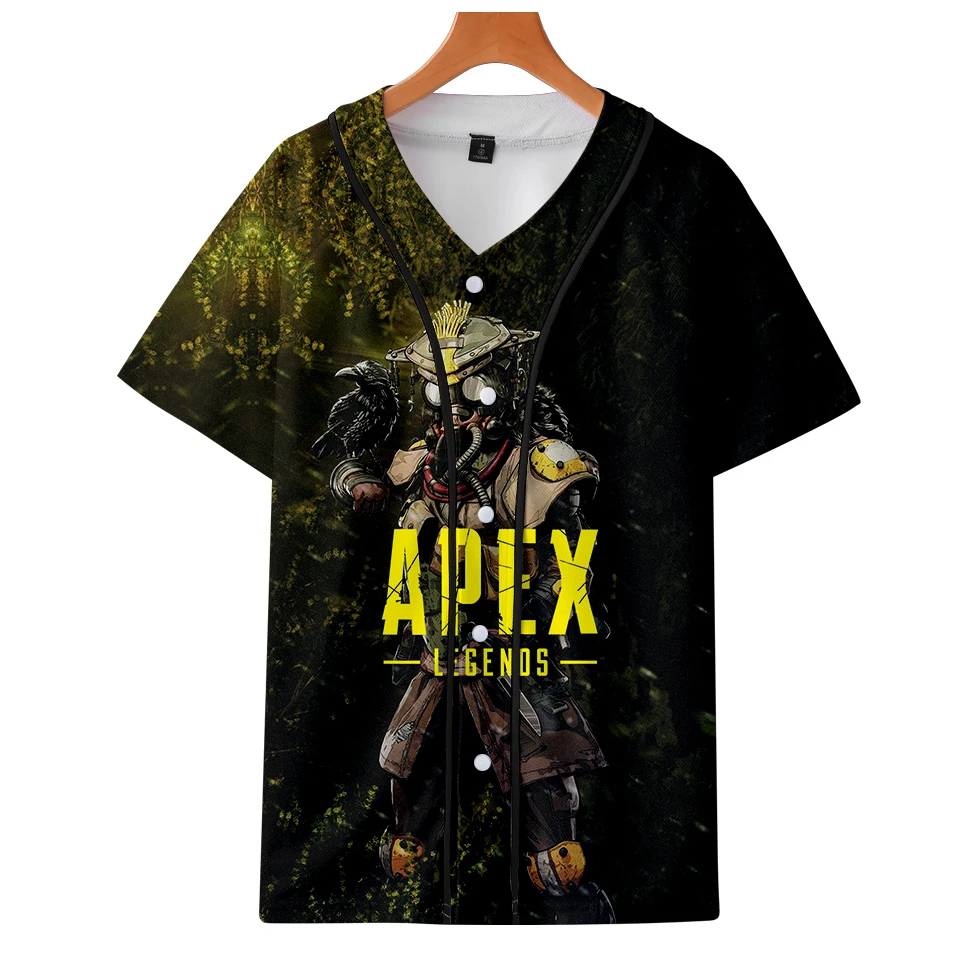 Футболка apex Модная Тонкая футболка с короткими рукавами 3d рисунком Осенняя