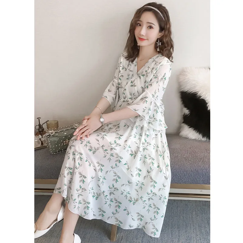 Цветочное платье для кормящих мам Vestidos беременных женщин шифоновое кормления