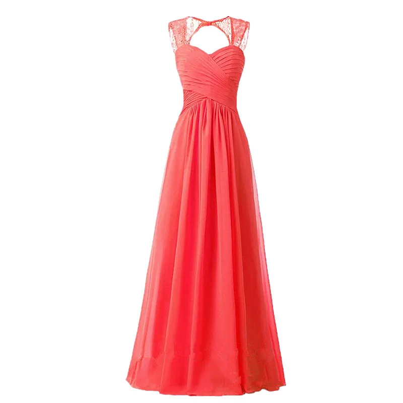 Custom Color 2019 Cheap A-Line Evening Dress Burgundy Long Elegant Pleat Lace Chiffon Sweetheart Party Prom Dresses Robe De Soir | Свадьбы и