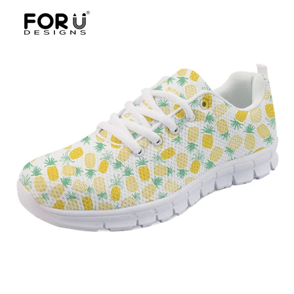 FORUDESIGNS/Новинка года; сезон весна; женские повседневные кроссовки; женская обувь на плоской подошве с милым рисунком мопса; удобные кроссовки на плоской подошве со шнуровкой - Цвет: H10504AQ