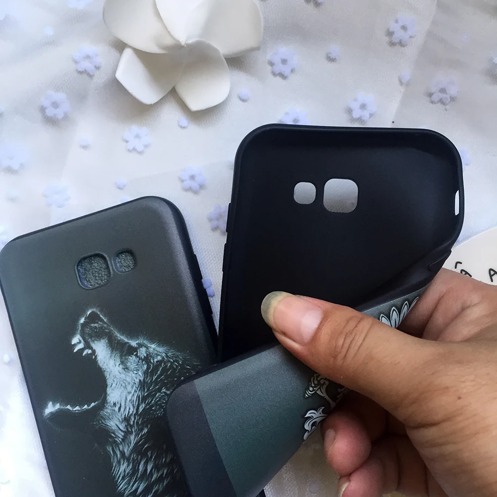 Чехол для Samsung Galaxy A6 Россия США Америка черный мягкий силиконовый чехол A6Plus Чехлы