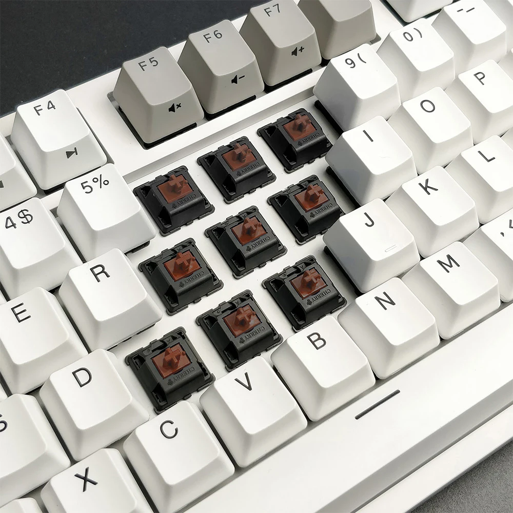 Механическая клавиатура DURGOD 104 клавиш Cherry MX Switch PBT Doubleshot Keycaps USB C Проводная для геймеров/машинистов/офиса-QWERTY-Layout