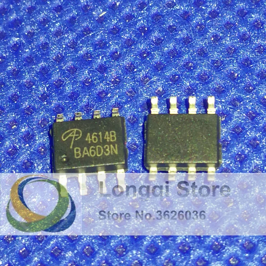 

10PCS AO4614B AO4614 4614B SOIC-8 SOP-8 Complementary Enhancement Mode Field Effect MOSFET N/P-CH 40V 6A/5A