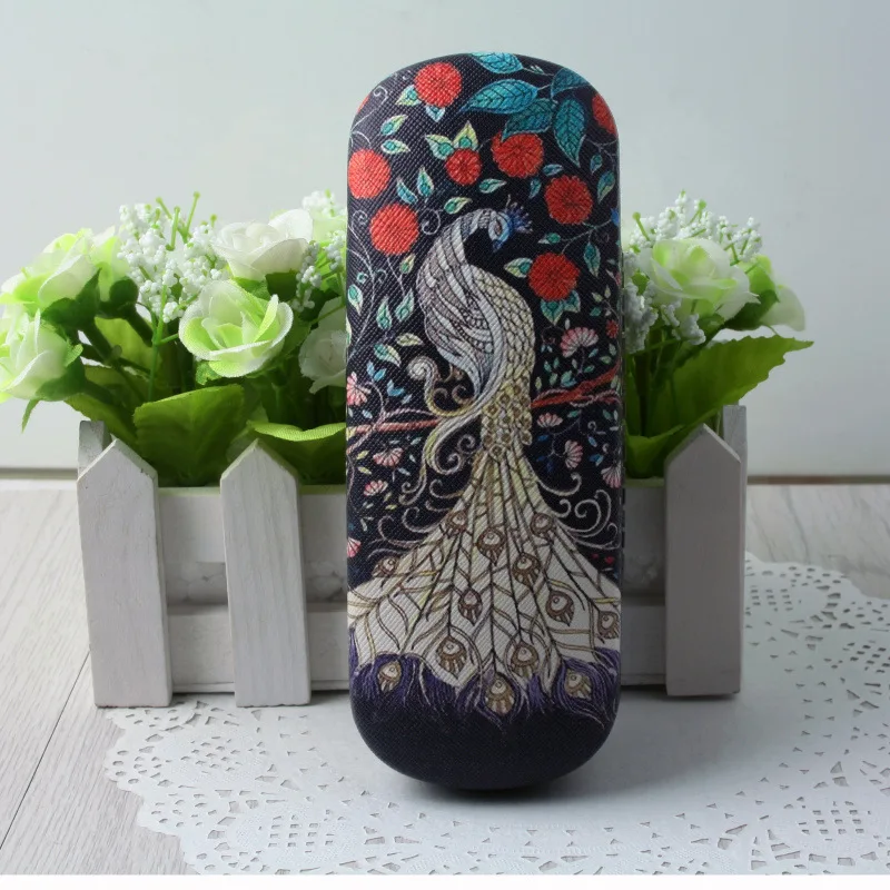 LIUSVENTINA летний кожаный футляр для очков в виде совы женщин высокое качество -