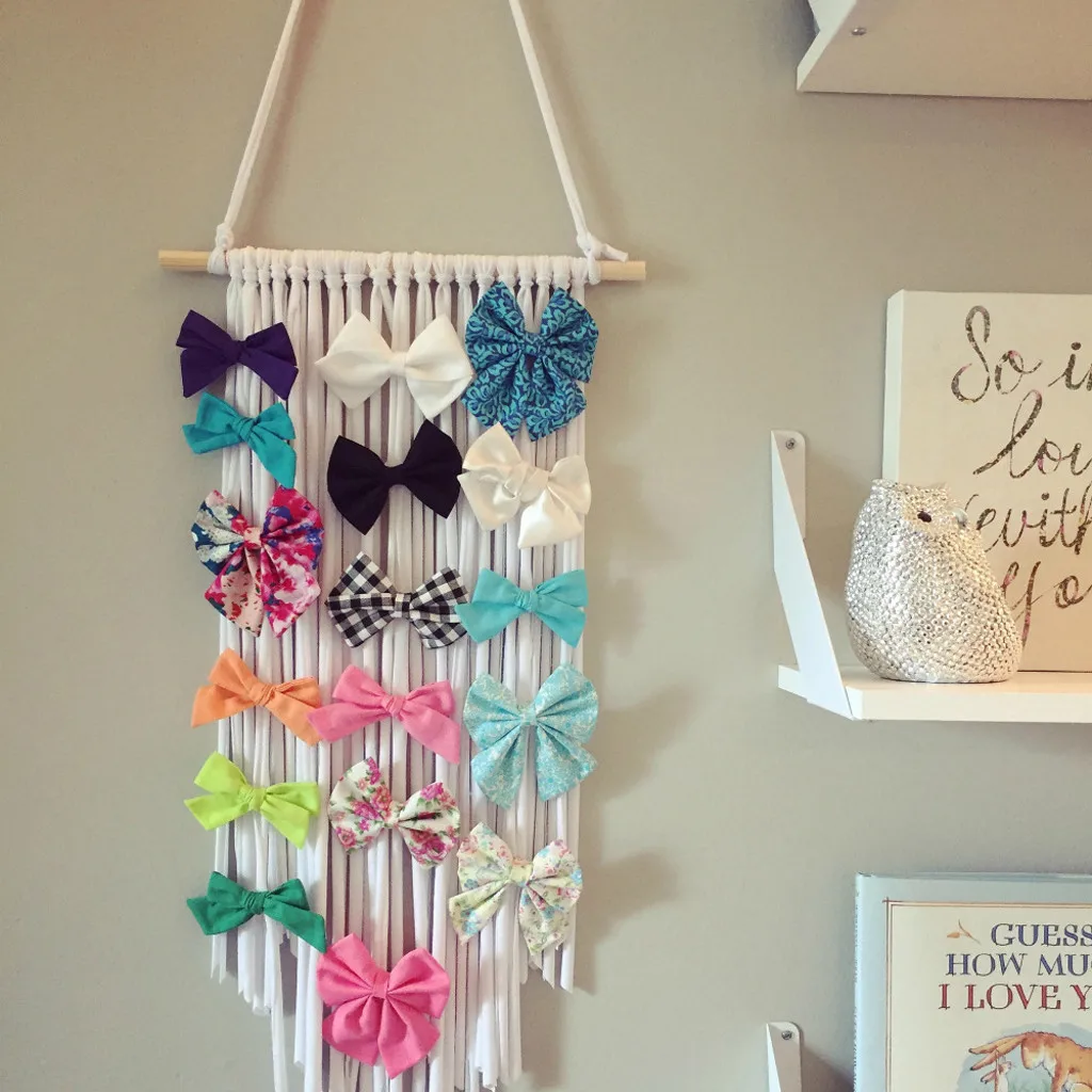 Держатель для банта новорожденных девочек органайзер хранения искусственных