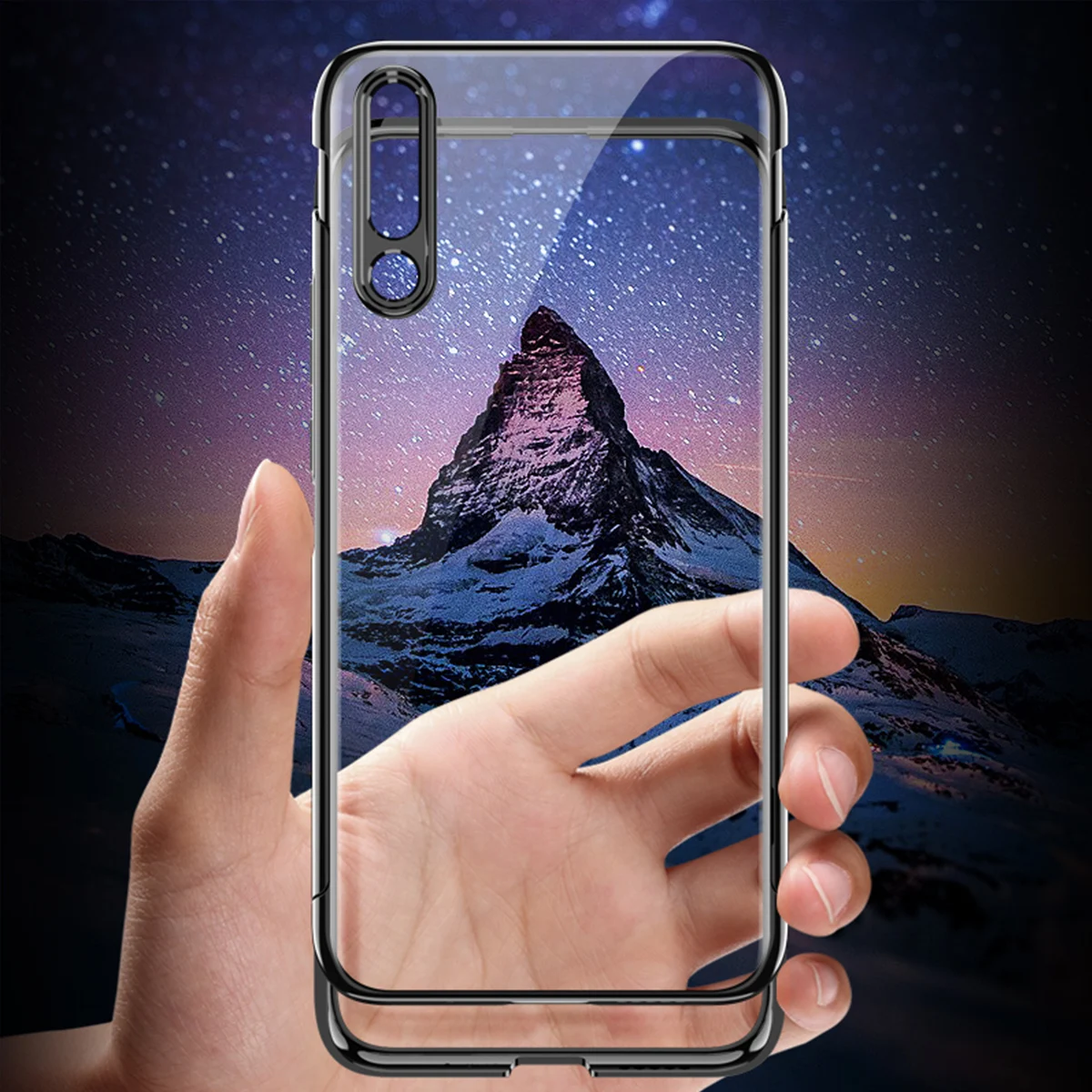Для Huawei Honor Magic 2 Прозрачный задний Чехол раздвижные закрытия дизайн ПК противоударный жесткий чехол против царапин защитная крышка