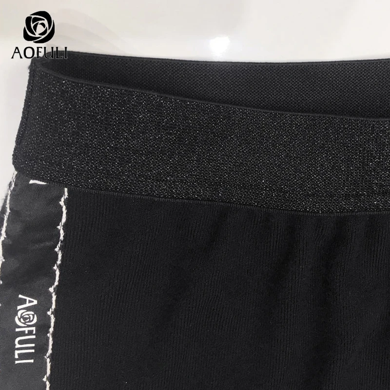 2XL 3XL 4XL женские трикотажные леггинсы растягивающиеся длинные узкие брюки с